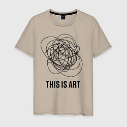 Мужская футболка This is art