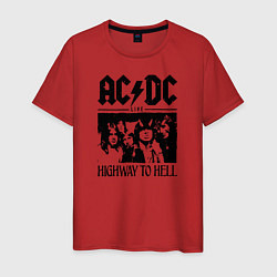 Мужская футболка ACDC highway to hell