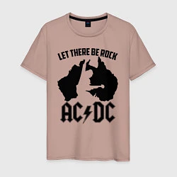 Мужская футболка Let there be rock