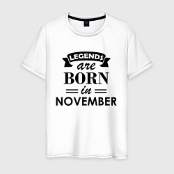 Мужская футболка Legends are born in November