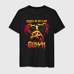 Футболка хлопковая мужская Sum 41 Order In Decline, цвет: черный