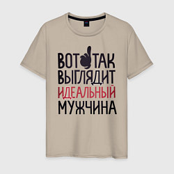 Мужская футболка Так выглядит идеальный мужчина