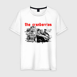 Футболка хлопковая мужская The Cranberries, цвет: белый