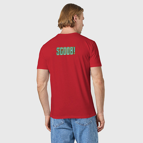 Мужская футболка Скуби-Ду / Красный – фото 4