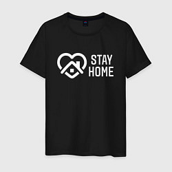 Мужская футболка INSTAGRAM STAY HOME