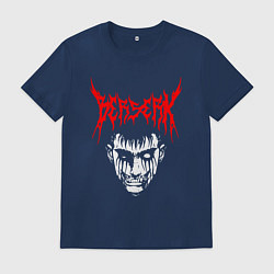 Футболка хлопковая мужская BERSERK, цвет: тёмно-синий