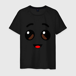 Футболка хлопковая мужская ЛИЦО БАНАНА ИЗ FORTNITE, цвет: черный