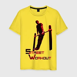 Мужская футболка Street Workout Выход Силой