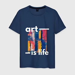 Мужская футболка Art is life