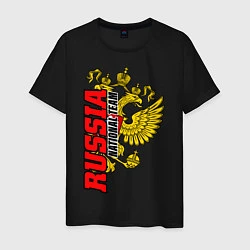 Мужская футболка RUSSIA national team