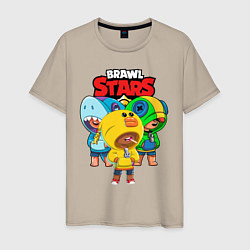 Мужская футболка BRAWL STARS LEON SKINS