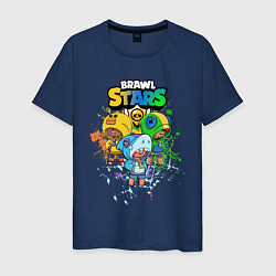Мужская футболка Brawl Stars Leon Trio