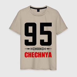 Мужская футболка 95 Chechnya