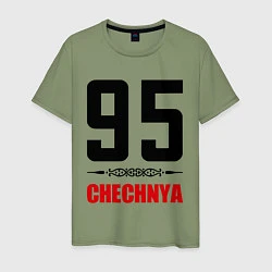 Мужская футболка 95 Chechnya