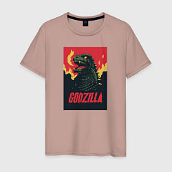 Мужская футболка Godzilla