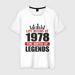 Мужская футболка 1978 - рождение легенды