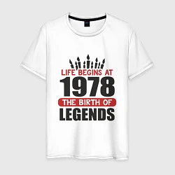 Мужская футболка 1978 - рождение легенды