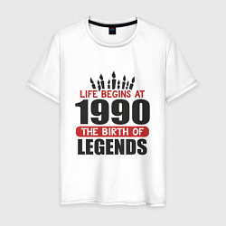Мужская футболка 1990 - рождение легенды