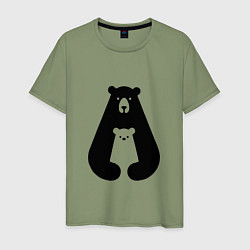 Мужская футболка Медведь Z