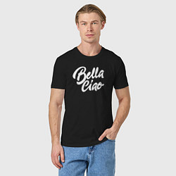Футболка хлопковая мужская Bella Ciao, цвет: черный — фото 2