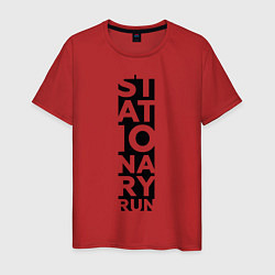 Мужская футболка Stationary Run