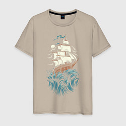 Мужская футболка Борьба моряка