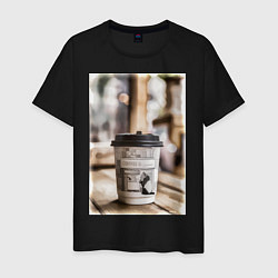 Мужская футболка Coffee Pnada