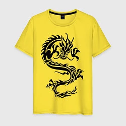 Мужская футболка Дракон орнамент