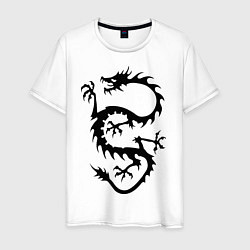 Мужская футболка Дракон-змей
