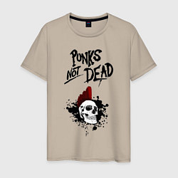 Мужская футболка Punks not dead