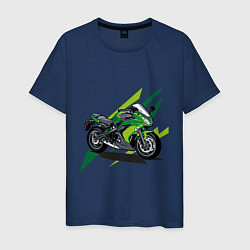 Мужская футболка GREEN MOTO Z