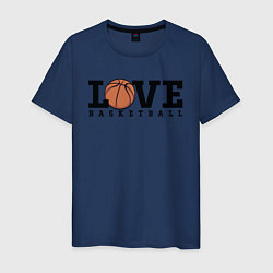 Мужская футболка Love Basketball