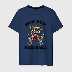 Мужская футболка Pew Pew Madafaka