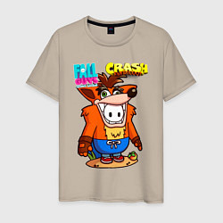 Мужская футболка Fall Guys CRASH fox