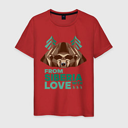 Мужская футболка Из Сибири с любовью