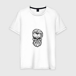 Мужская футболка Бородатый череп