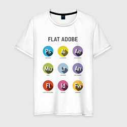 Мужская футболка Flat Adobe