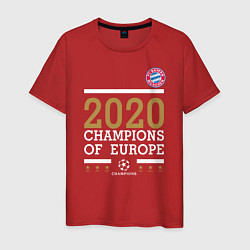 Мужская футболка FC Bayern Munchen Champions of Europe 2020