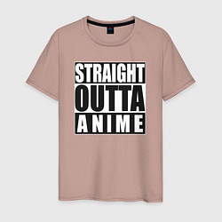 Мужская футболка Straight Outta Anime