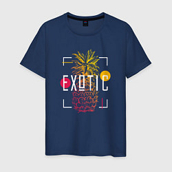 Мужская футболка Ананас с надписью Exotic