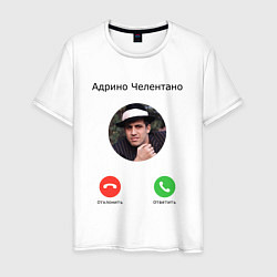 Мужская футболка Адриано Челентано