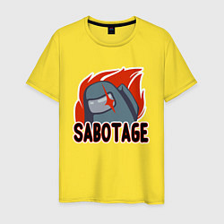 Мужская футболка Among Us Sabotage