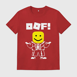 Футболка хлопковая мужская ROBLOX, цвет: красный