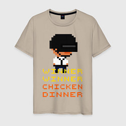 Мужская футболка PUBG Winner Chicken Dinner