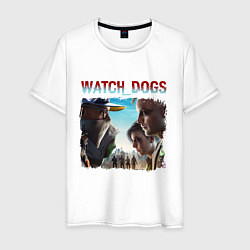 Мужская футболка Watch dogs Z