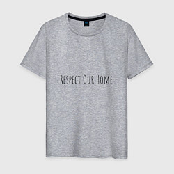 Мужская футболка Respect Our Home