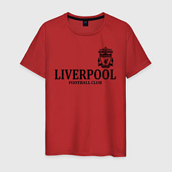 Футболка хлопковая мужская Liverpool FC, цвет: красный