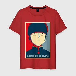 Футболка хлопковая мужская Mob Emotions Z, цвет: красный