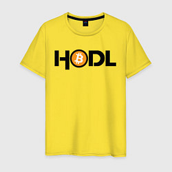 Мужская футболка HODL Bitcoin