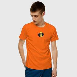 Футболка хлопковая мужская The Incredibles цвета оранжевый — фото 2